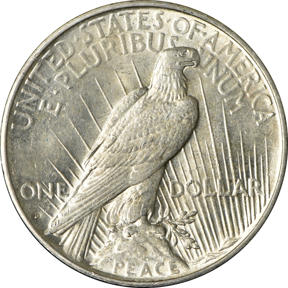 Collection of 22 different Peace dollars in a Capital Plastics holder