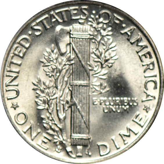 Collection of 76 different Mercury dimes in a Capital Plastics album