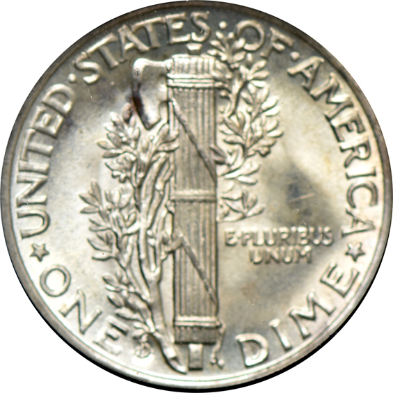 Collection of 76 different Mercury dimes in a Capital Plastics album