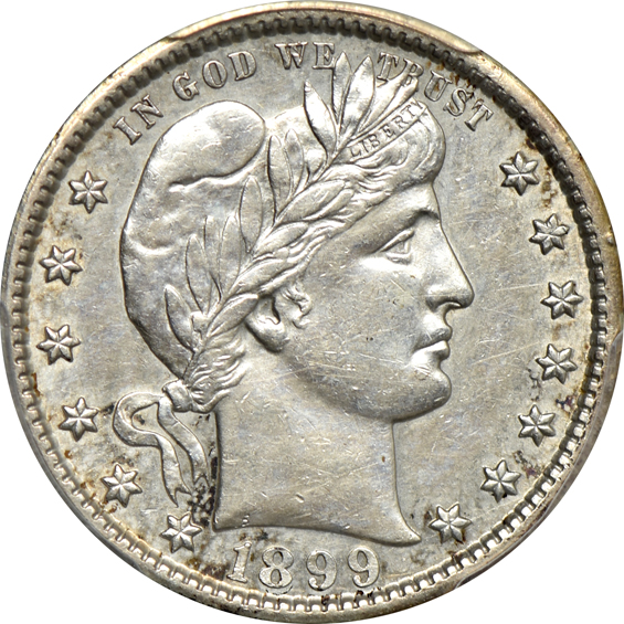 1892-S, 1899-S, and 1913, all PCGS AU details/cleaned