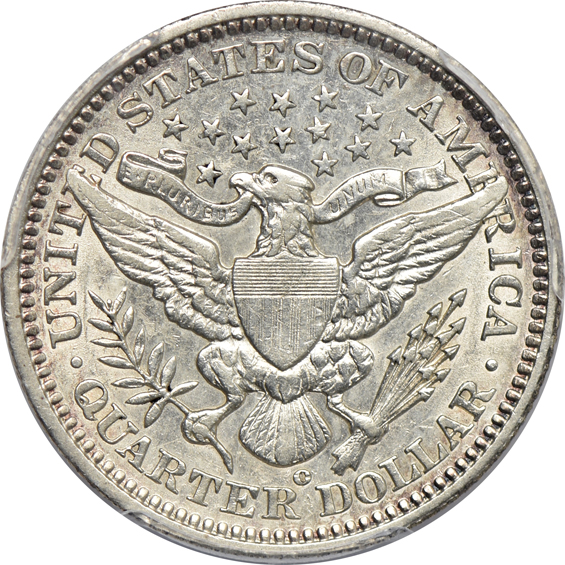 Five U.S. coins certified by PCGS