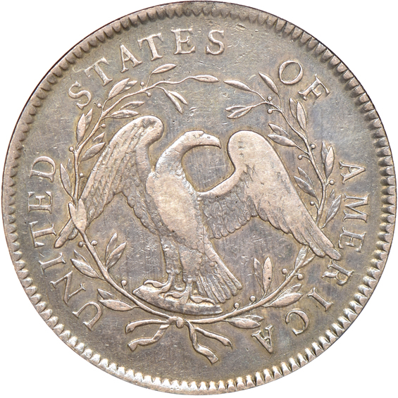 1795 3 Leaves ANACS VF-35