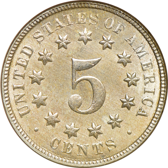 1876 NGC MS-65 (no line)