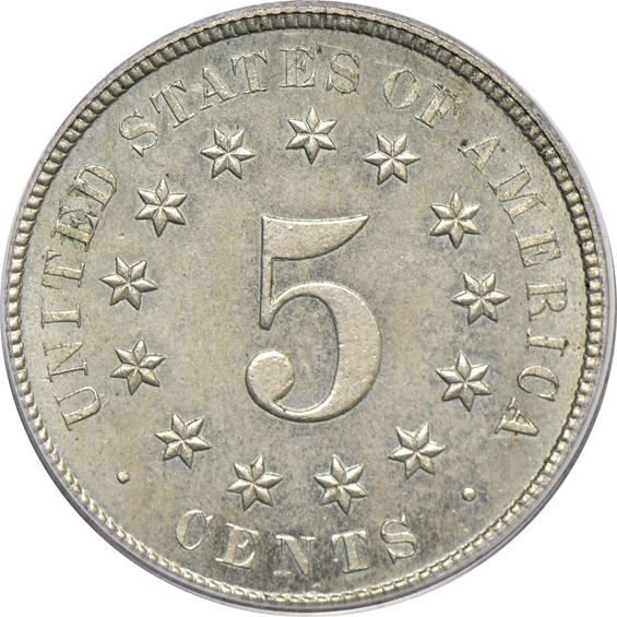 1880 PCGS MS-64 (green label)