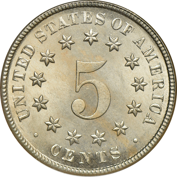 1883/2 NGC MS-65 (no line) CAC