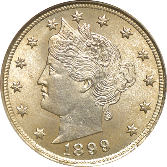 1898 and 1899, both NGC MS-65 (no line) CAC