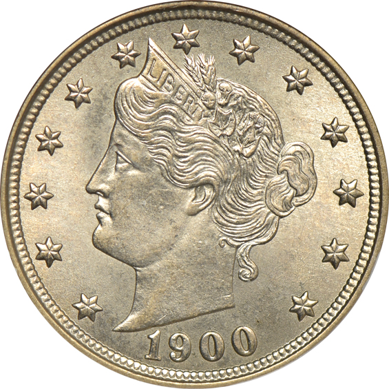 1900, 1901, and 1902, all NGC MS-65 (no line) CAC
