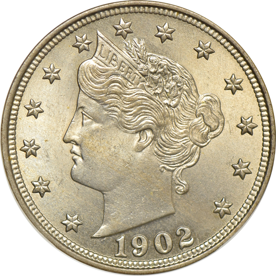 1900, 1901, and 1902, all NGC MS-65 (no line) CAC