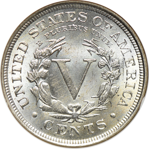 1905 NGC MS-65 (no line) CAC
