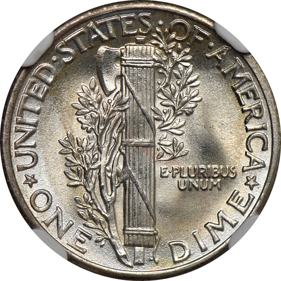 1934 through 1937, all four NGC MS-66