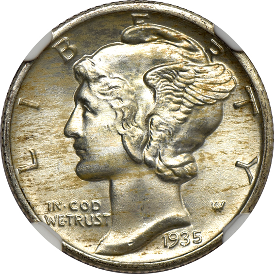 Six 1935, three 1936, and three 1937 all NGC FB.