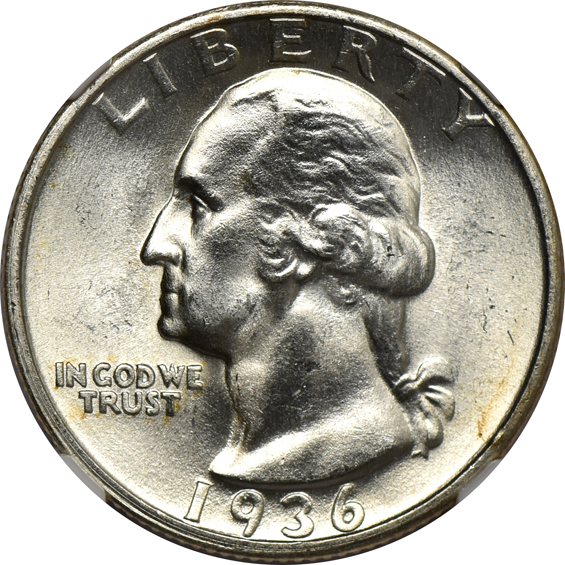 Twelve 1936 NGC MS-65