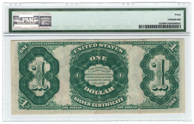 1891 $1 Martha Washington Fr# 223 - PMG XF-40