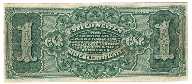 1886 $1 Martha Washington Fr# 217 - VF
