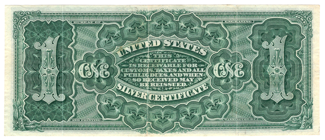 1886 $1 Martha Washington Fr# 215 - XF