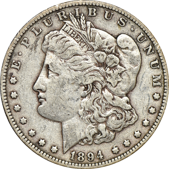 Nearly complete collection of Morgan silver dollars in two Dansco albums