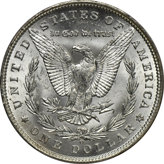 Two 1890-O (MS-60, MS-62) and two 1892-O (MS-61, MS-62+) all PCGS