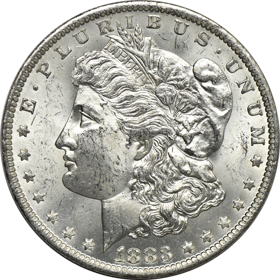 Two 1881-S, eighteen 1883-O, and fifteen 1898-O, all BU