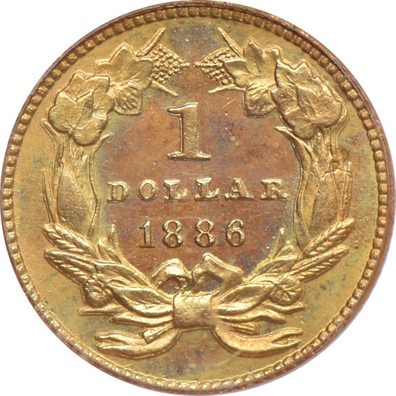 1886 PCGS PR-65 (green label)