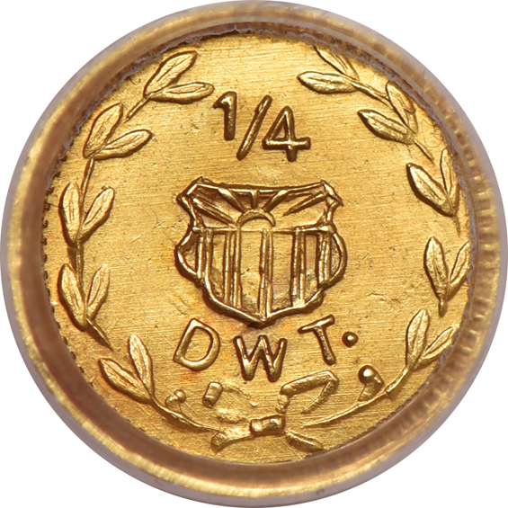 1909 Alaska Yukon Pacific Exposition three-piece gold set, all PCGS, with original box