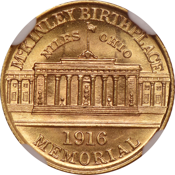 1916 $1 McKinley NGC MS-64