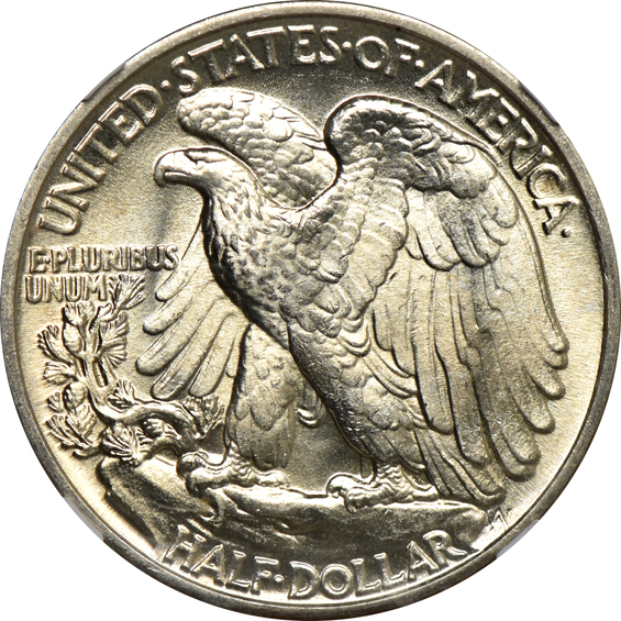 Five 1945 NGC MS-63
