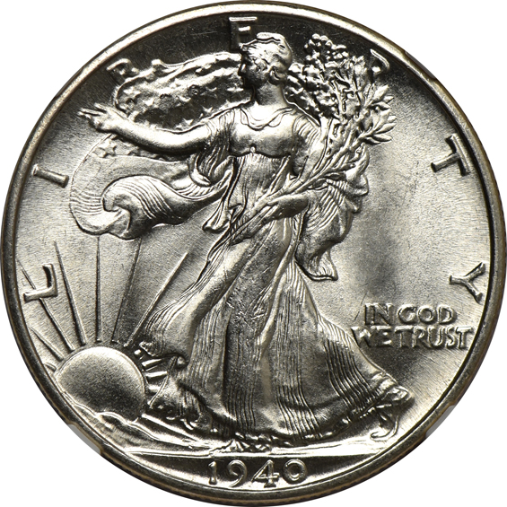 Eighteen 1945, plus a 1940 and 1944-D, all NGC MS-63
