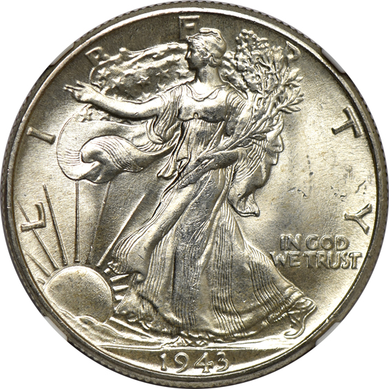 Seven 1945 NGC MS-65