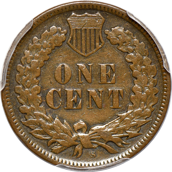 1909-S Indian PCGS VF-30BN