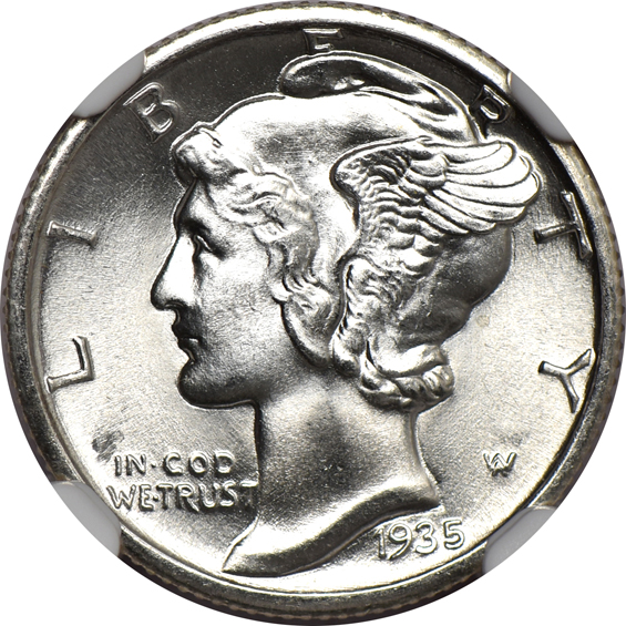 1934, 1935, and 1936, all NGC MS-67 FB