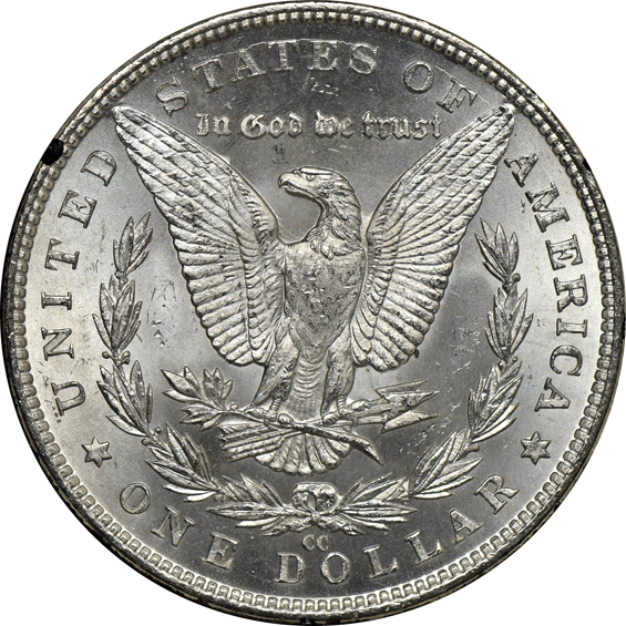 Two 1883-CC GSA MS-64+ and MS-65, both NGC