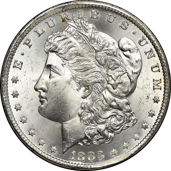 Two 1883-CC GSA MS-64+ and MS-65, both NGC