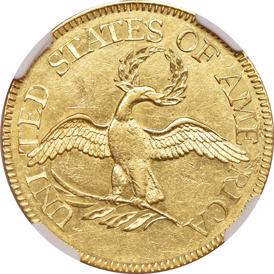 1796/5, Small Eagle NGC MS-61