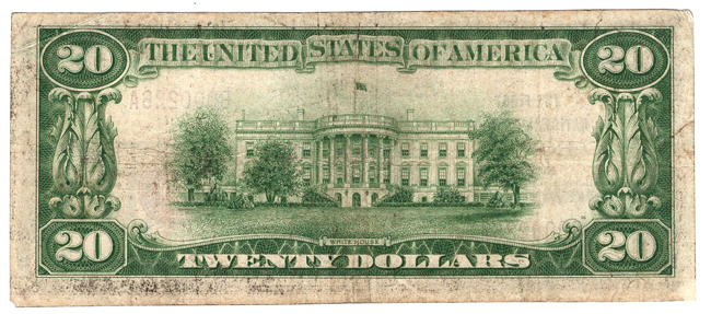 1929 $20 Type 1 - Holden, MO Charter #10384 - VF