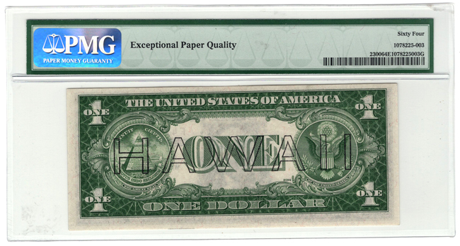 1935-A $1 Hawaii Fr# 2300 - PMG CU-64 EPQ