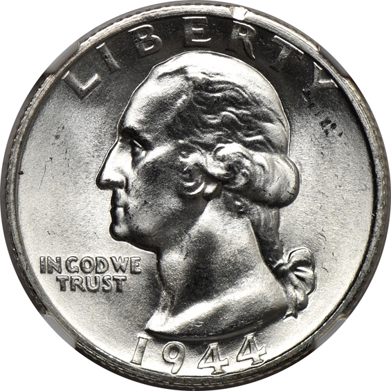 Twenty 1943 and twenty 1944-S, all NGC MS-66
