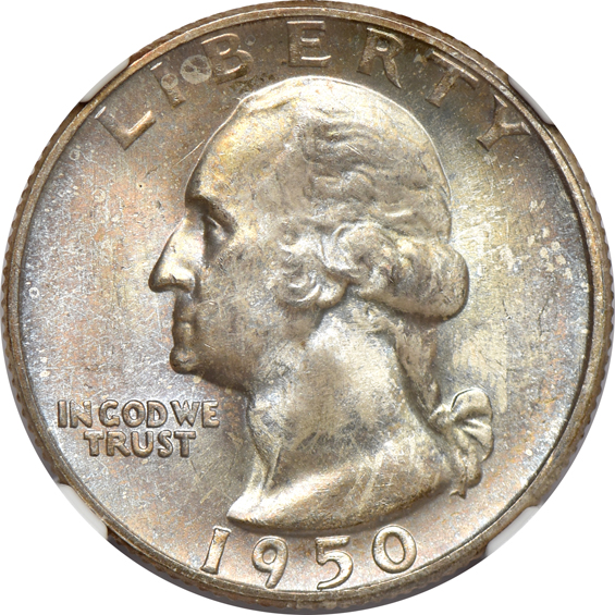 Twenty 1950-D and twenty 1950-S, all NGC MS-66