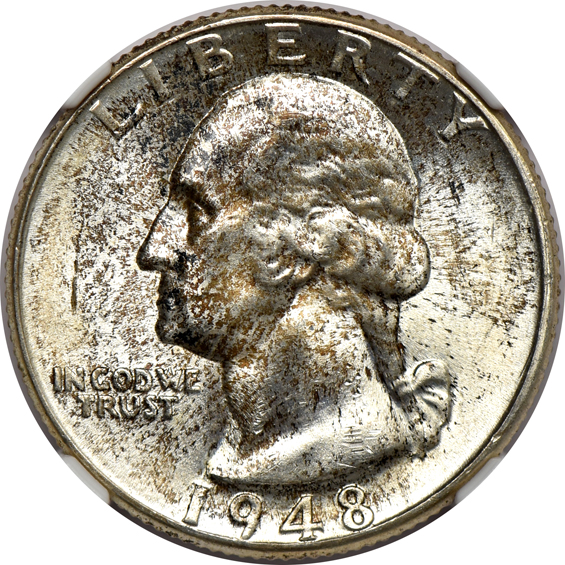 Eighty 1948-D NGC MS-65