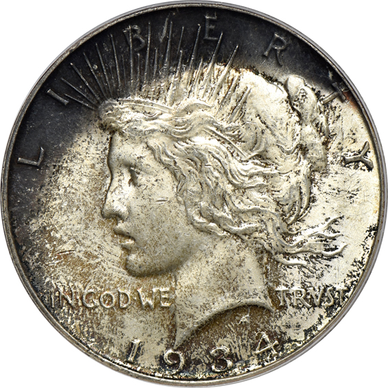 Five 1934-D PCGS MS-63