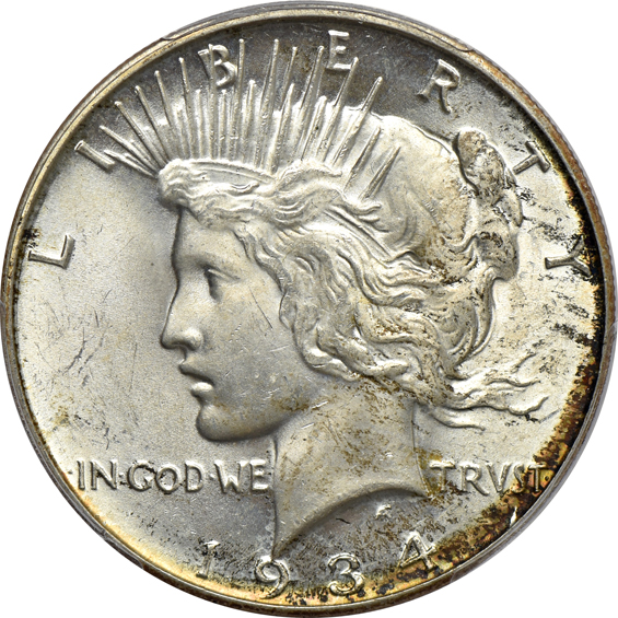 Two 1934-D PCGS MS-64+