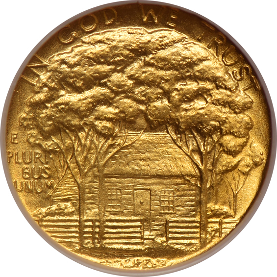 1922 $1 Grant Memorial NGC MS-64