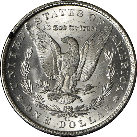 Five 1884-CC GSA, four in unopened boxes