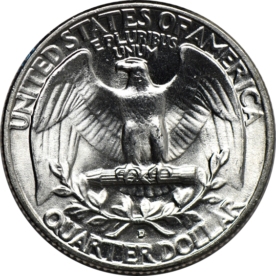 Seven hundred ninety-three BU Washington quarters