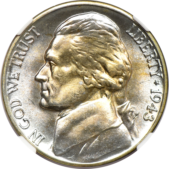 Eight 1943-D NGC MS-67, two 6FS and six 5FS