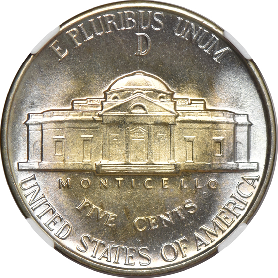 Six 1943-D, one 1945-D, and ten 1948-D, all NGC MS-66 FS