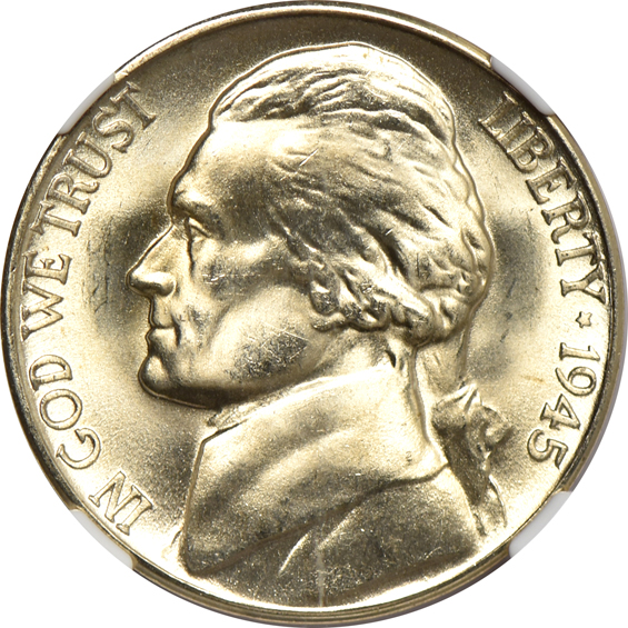 Six 1943-D, one 1945-D, and ten 1948-D, all NGC MS-66 FS