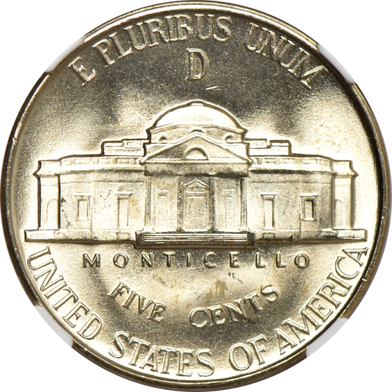 Six 1943-D, one 1945-D, and ten 1948-D, all NGC MS-66 FS