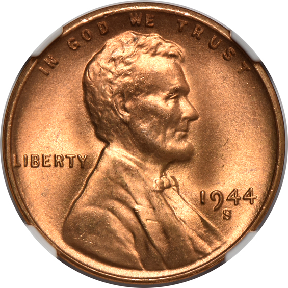 Seventeen 1944-S NGC MS-67 RD