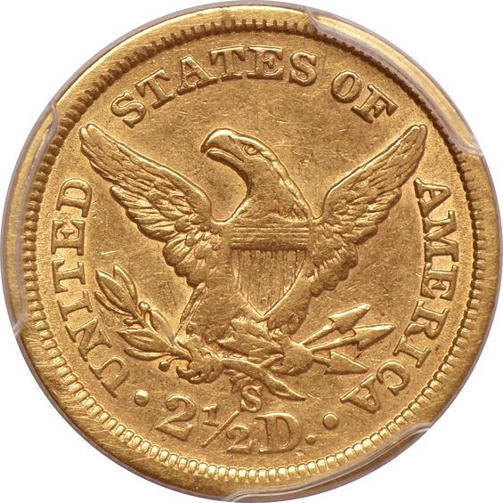 1869-S PCGS XF-45 CAC