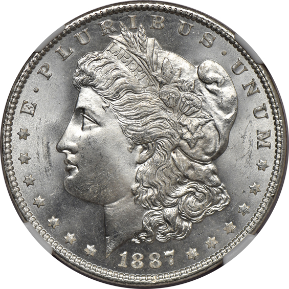 Two 1887 and an 1898-O, all NGC MS-66 CAC